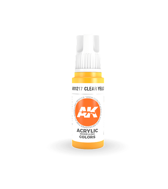 Pintura AK Interactive: Clear Yellow 17ml 