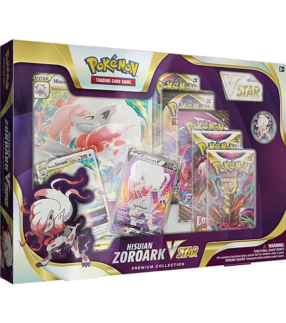 Pokémon: Hisuian Zoroark VSTAR Premium Collection (Español)