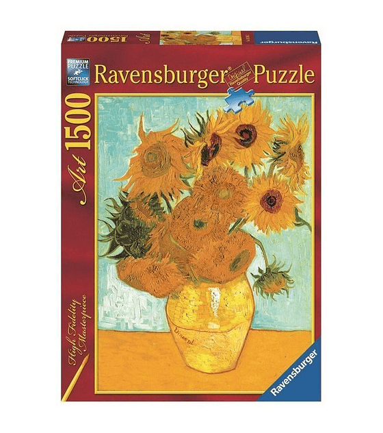 Puzzle 1500 Pcs - Vincent Van Gogh: Sunflowers