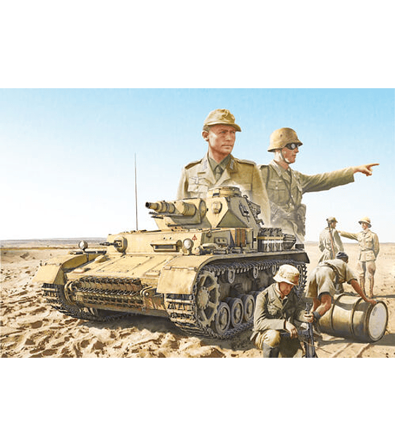 Pz. Kpfw. IV F1/F2/G with Afrika Korps Infantry