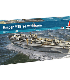 Vosper MTB 74 with crew