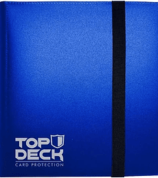 Carpeta Top Deck 4 bolsillos Azul