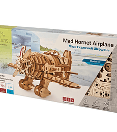 Mad Hornet Airplane - Ugears
