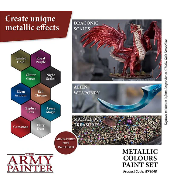 The Army Painter: Metallic Colours Paint Set
