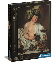 Puzzle 1000 pcs - Caravaggio: Bacchus Clementoni