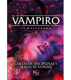 Vampiro: La Mascarada 5ta ed: Cartas de Disciplinas y Magia de Sangre