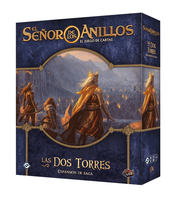 El Señor de los Anillos LCG Las Dos Torres expansión de saga