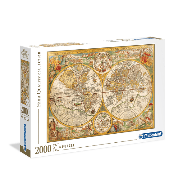 Puzzle 2000 Pcs - Ancient Map Clementoni
