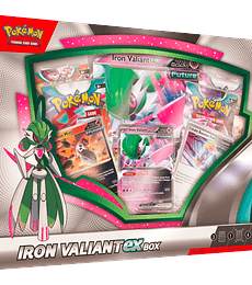 Pokémon TCG: Roaring Moon/Iron Valiant Ex Box (Inglés)