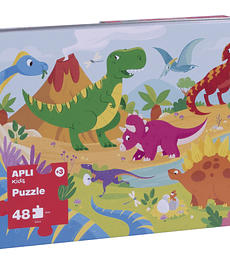 APLI: Puzzle Dinosaurio 48 Piezas