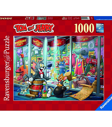 Puzzle 1000 piezas Brindis Tom & Jerry Ravensburger