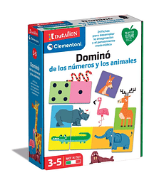 Domino Numeros y Animales Clementoni