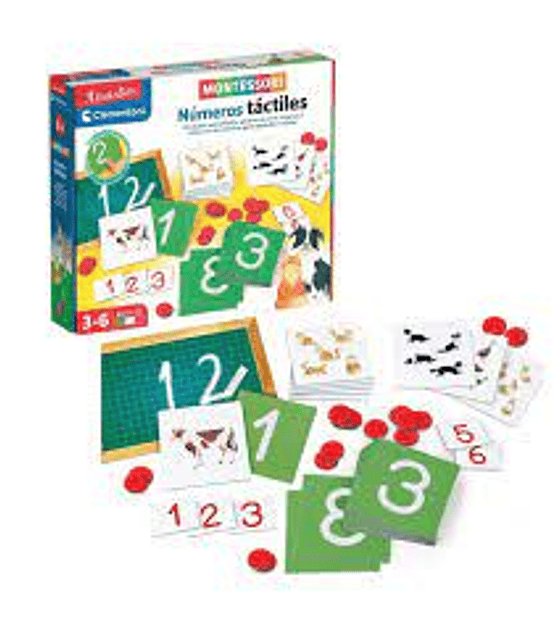 Numeros Tactiles Montessori Clementoni