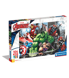 Puzzle Clementoni 104 Pcs - Los Vengadores