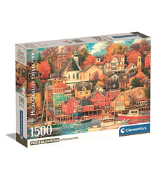 Puzzle Clementoni 1500 Pcs - Buen Tiempo en Harbor Caja Compacta