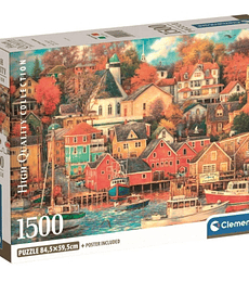 Puzzle Clementoni 1500 Pcs - Buen Tiempo en Harbor Caja Compacta