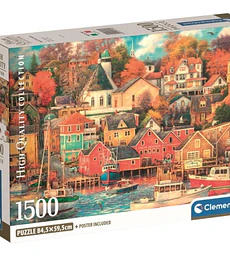 Puzzle Clementoni 1500 Pcs - Buen Tiempo en Harbor Caja Compacta