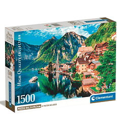 Puzzle Clementoni 1500 Pcs - Hallstatt Caja Compacta