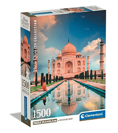 Puzzle Clementoni 1500 Pcs - Taj Mahal Caja Compacta