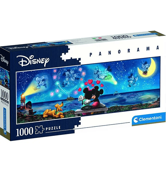 Puzzle Clementoni 1000 Pcs - Panorama Mickey y Minnie