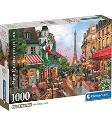 Puzzle Clementoni 1000 Pcs - Flores en Paris Caja Compacta