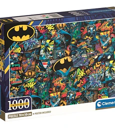 Puzzle Clementoni 1000 Pcs - Imposible Batman