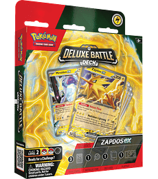  Pokemon TCG Ninetales ex/Zapdos ex Deluxe Battle Deck (Inglés) (Temporal Forces)