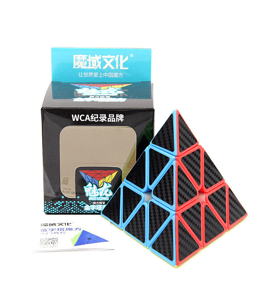 Rubik Moyu Meilong Fibra de Carbono Pyraminx
