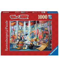 Puzzle 1000 pcs - El Brindis de Tom y Jerry