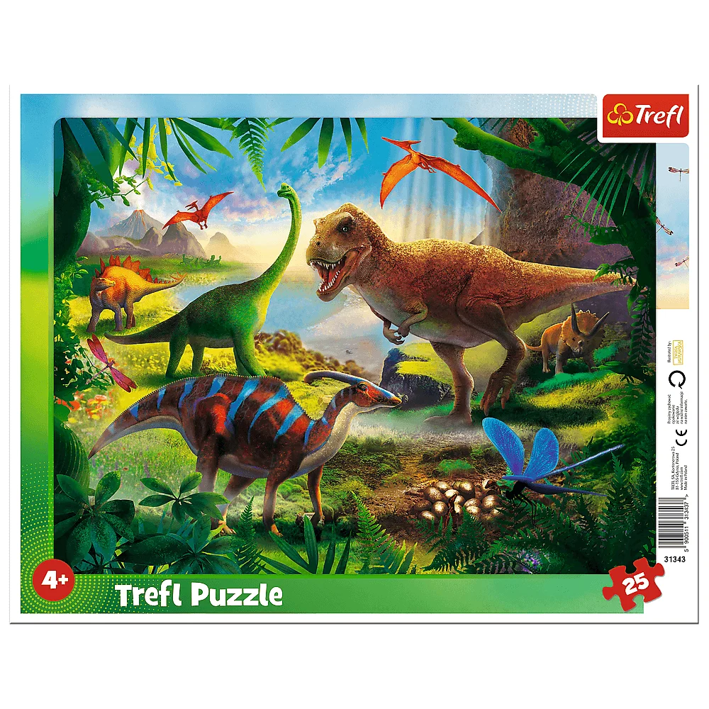 Puzzle Trefl 25Pcs - Dinosaurs