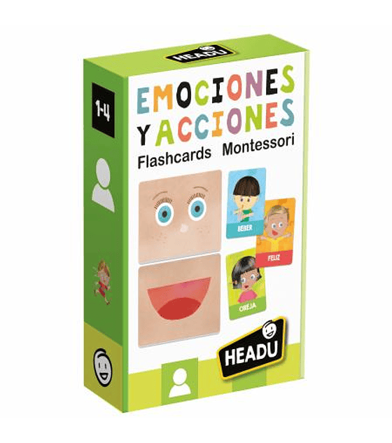 Flashcards Montessori Emociones y Acciones