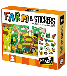 Puzzle + Stickers La Granja