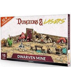Dungeon & Lasers - Dwarven Mine Props