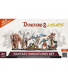 Dungeon & Lasers - Fantasy Miniatures Set 