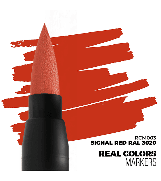 Marcador Real Color - Signal Red RAL 3020