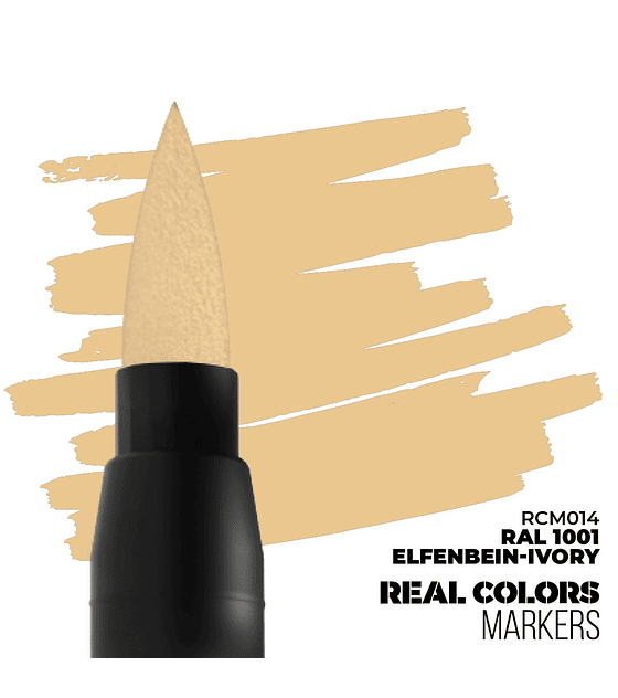 Marcador Real Color - Ral 1001 Elfenbein-Ivory Real