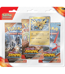 Pokémon TCG Scarlet & Violet Surging Sparks - 3-Pack Blister (Inglés)