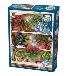 Puzzle Cobble Hill 500 Pcs Flower Cupboard