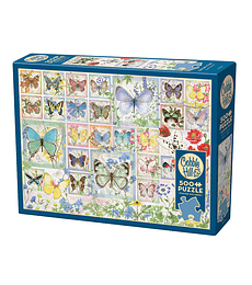 Puzzle Cobble Hill 500 Pcs Butterfly Tiles