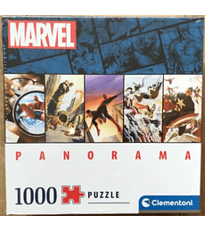 Puzzle 1000 Pcs - Caja Cuadrada Panorama Marvel 80