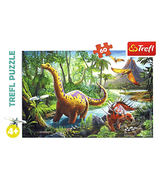 Puzzle Trefl 60 Pcs - Dinosaur Migration