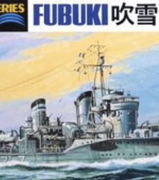 TAMIYA Japanese Destroyer Fubuki