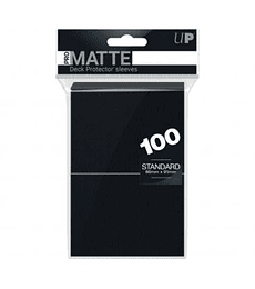 Ultra Pro Standard Matte Sleeves 100 Negro