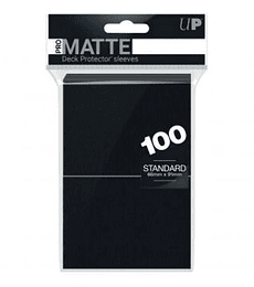 Ultra Pro Standard Matte Sleeves 100 Negro
