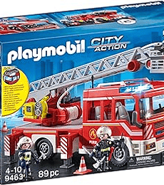 Fire Department: Camión de Bomberos con Escalera