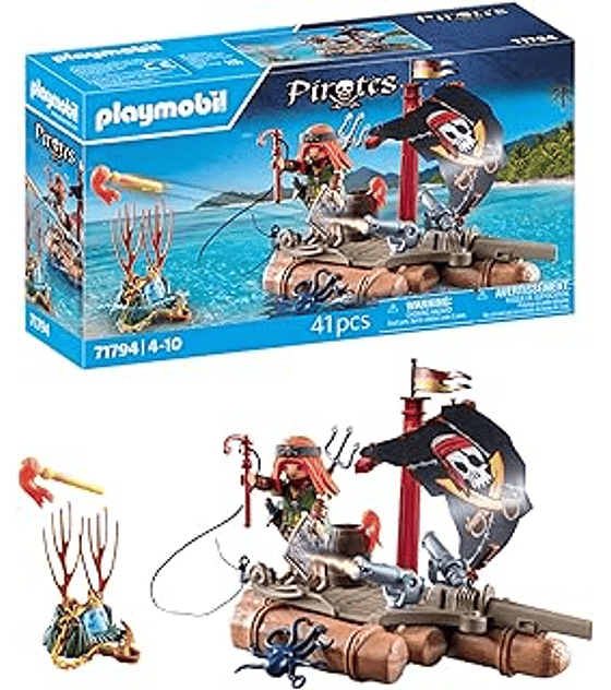 Pirates: Bote pirata con tesoro