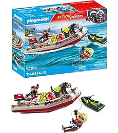 Action Heroes: Bote de bomberos con moto acuática