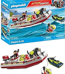 Action Heroes: Bote de bomberos con moto acuática