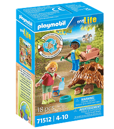 Tiny house: Cuidados de la familia de erizos