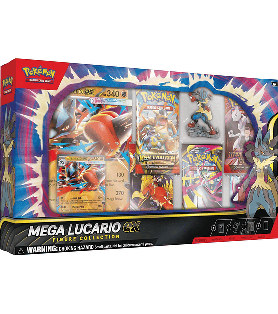 Preventa - Pokémon TCG: Mega Lucario Ex Figure Collection (Español)